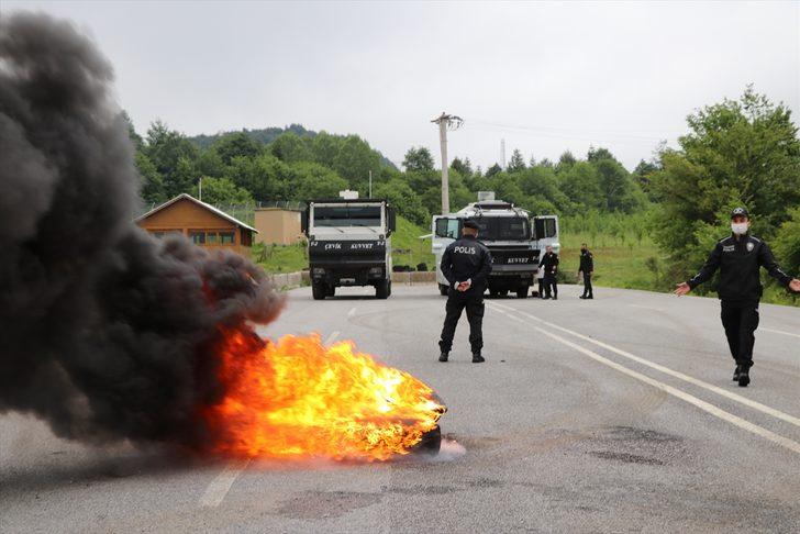 Bolu Dağı'nda çevik kuvvet ekiplerine TOMA eğitimi verildi G3