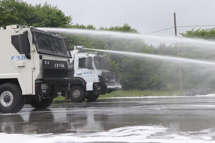 Bolu Dağı'nda çevik kuvvet ekiplerine TOMA eğitimi verildi G5