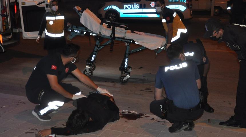 Karaman'da iki arkadaşın tartışması kanlı bitti