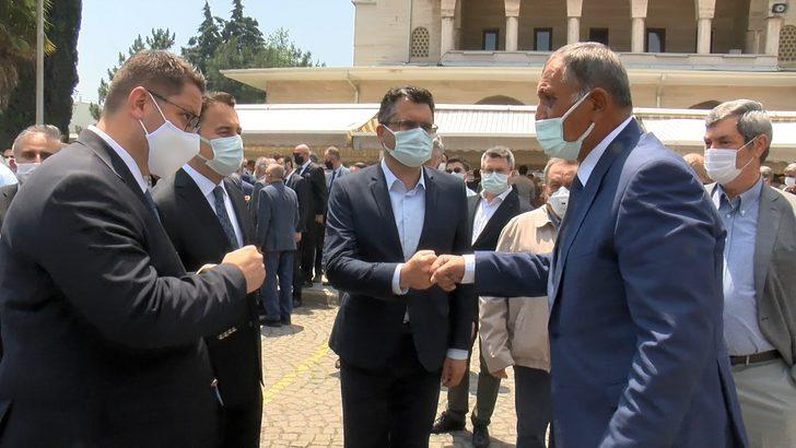 Bursalı iş insanı Hüseyin Özdilek'in annesi toprağa verildi G3