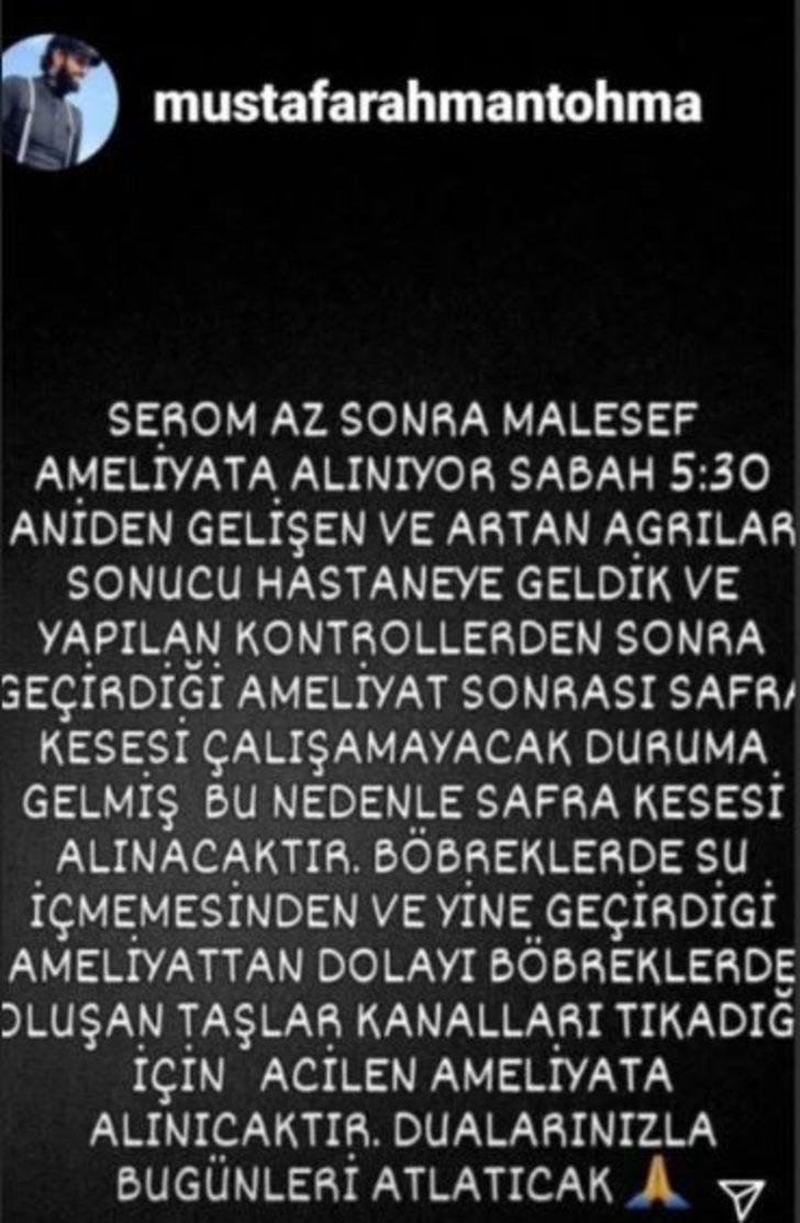 Dumping Sendromu ile mücadele eden Seren Serengil acil ameliyat alındı!  G2