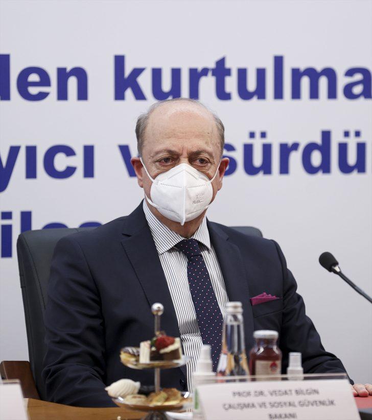 Bakan Bilgin, işçi ve işveren konfederasyonlarının temsilcileriyle bir araya geldi: G4