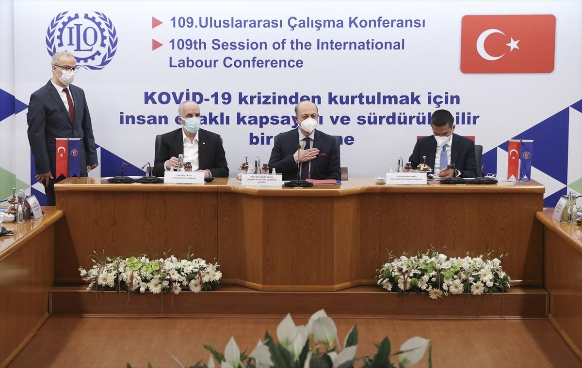 Bakan Bilgin, iş&ccedil;i ve işveren konfederasyonlarının temsilcileriyle bir araya geldi: