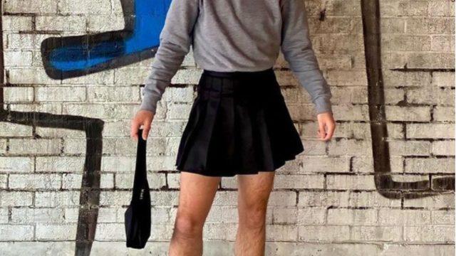 Kıyafetiyle cinsiyet kalıplarını alt üst etti! Sosyal medyada bir anda popülerleşti