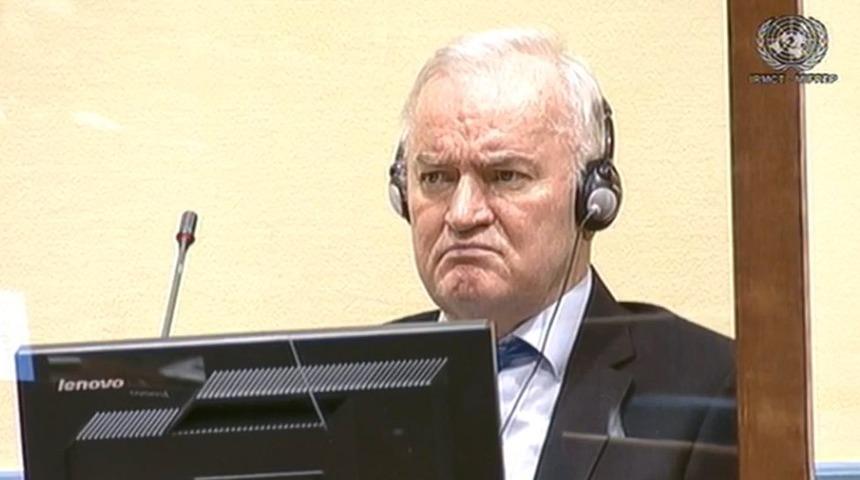 Mladi&ccedil;: Eski Bosnalı Sırp general Ratko Mladi&ccedil;'e verilen &ouml;m&uuml;r boyu hapis cezası onandı