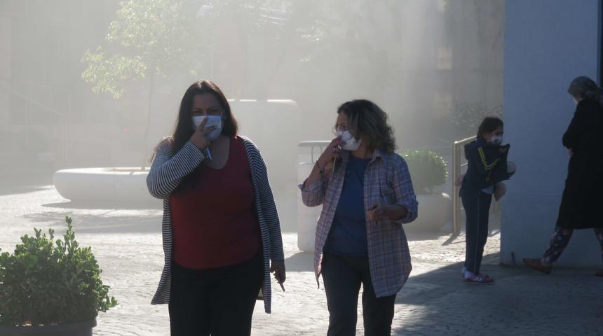 Sitede yangın paniği! Vatandaşlar tahliye edildi