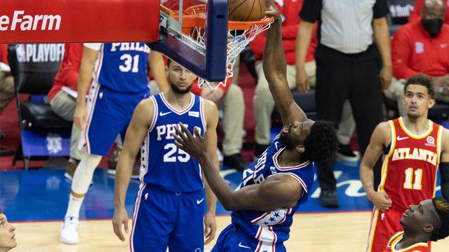NBA'de 76ers, Hawks karşısında seriyi eşitledi