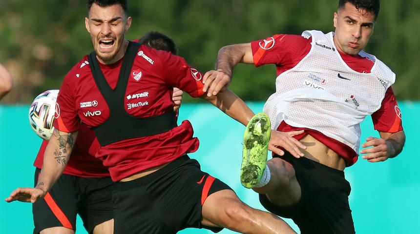 A Milli Takım, İtalya maçının hazırlıklarına devam etti