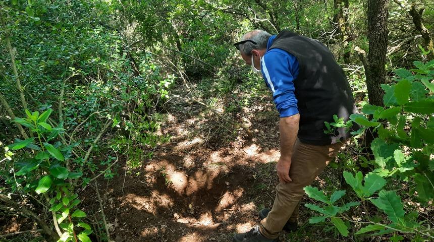 Kan donduran vahşet! Altınları için eşarpla boğup ormana gömdü