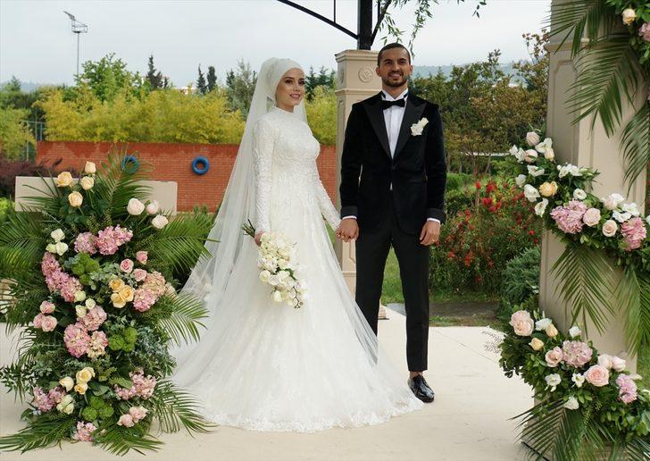 Trabzonspor'un savunma oyuncusu Hüseyin Türkmen evlendi G1