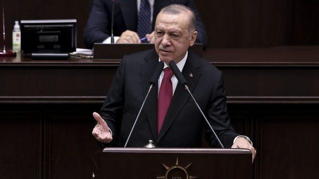 Cumhurbaşkanı Erdoğan, partisinin grup toplantısında yaptığı konuşmada 