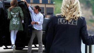 Melania Trump'ın 'umurumda değil ceketi' yine gündeme geldi! Jill Biden gönderme mi yaptı?