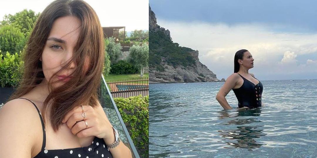 Alişan'ın eşi Buse Varol'dan mayolu paylaşım! Yaz sezonunu b&ouml;yle a&ccedil;tı...