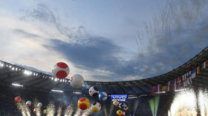 İşte EURO 2020 açılış töreninden renkli görüntüler