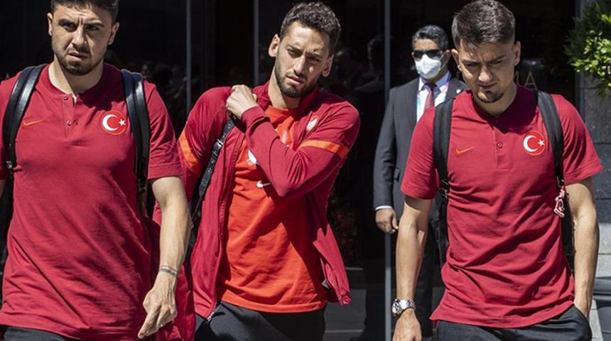 A Milli Takım Roma'da kaldığı otelden ayrıldı