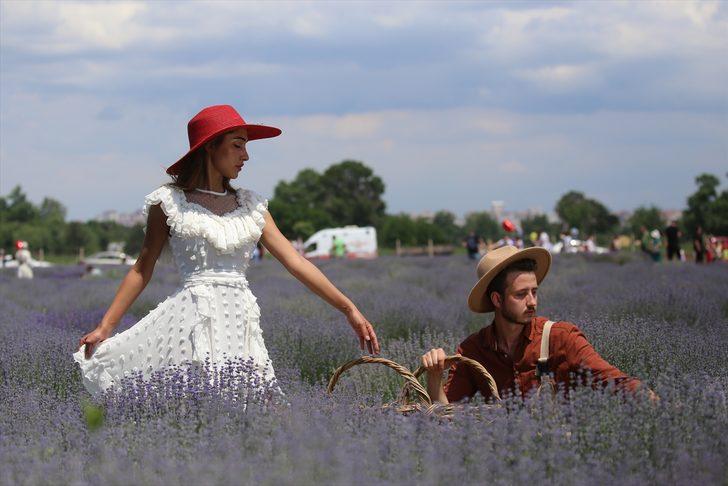 Edirne'de lavanta tarlaları fotoğraf stüdyolarını aratmıyor G3