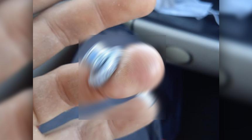 Korkunç olay! Matkapla çalışırken eline vida saplandı 