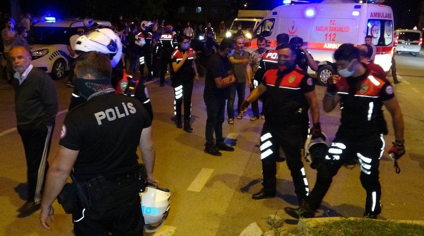 Samsun’da Yunus polisleri kaza yaptı: 2’si polis 4 yaralı