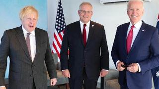 Johnson, Biden ve Morrison arasında önemli görüşme