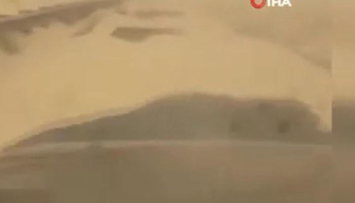 Kuveyt'i kum fırtınası vurdu! Gece gündüze döndü