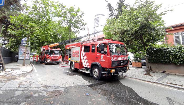 Beşiktaş'ta korkutan yangın