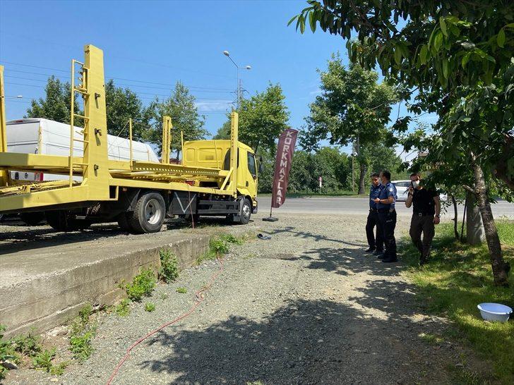 Samsun'da taşıyıcı tırın kat arasında kalan işçi hayatını kaybetti G3