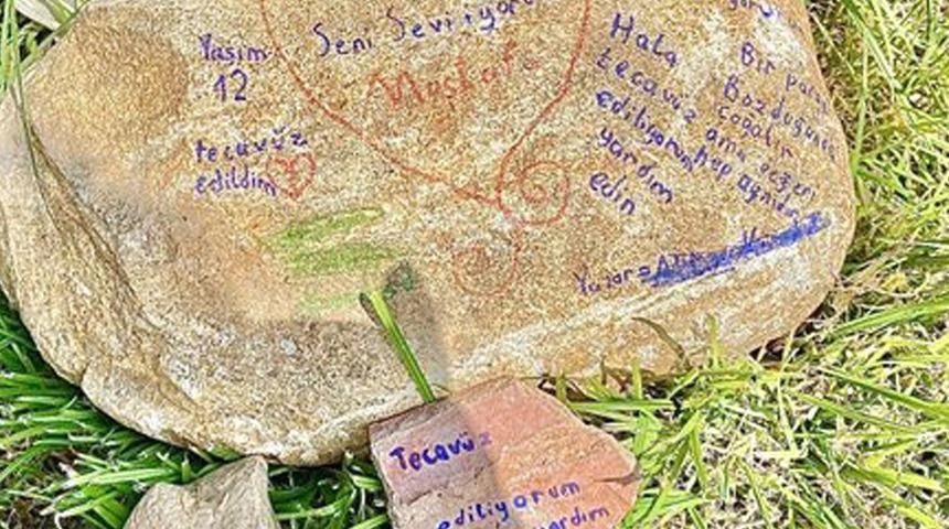 "Tecavüz ediliyorum" yazısı, polisi alarma geçirdi