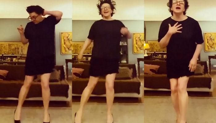Esra Dermancıoğlu'ndan sabah dansı! Yorum yağdı