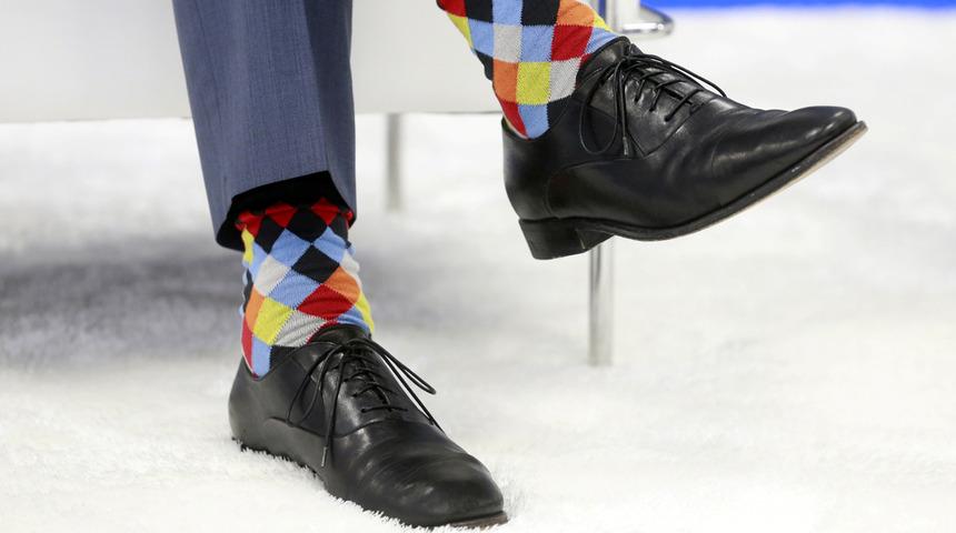 Kanada Başbakanı Justin Trudeau, NATO Zirvesi'ne çoraplarıyla damga vurdu