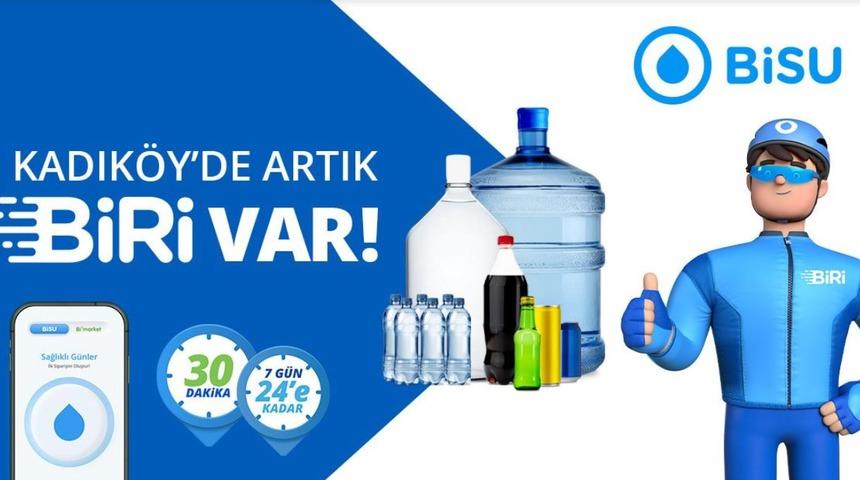 BiSU’nun hızlı teslimat servisi BiRi, Kadıköy’de hizmete başladı