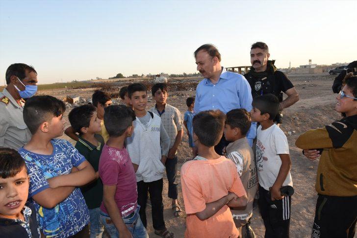 Şanlıurfa Valisi Abdullah Erin Tel Abyad'da yürütülen çalışmaları inceledi G3