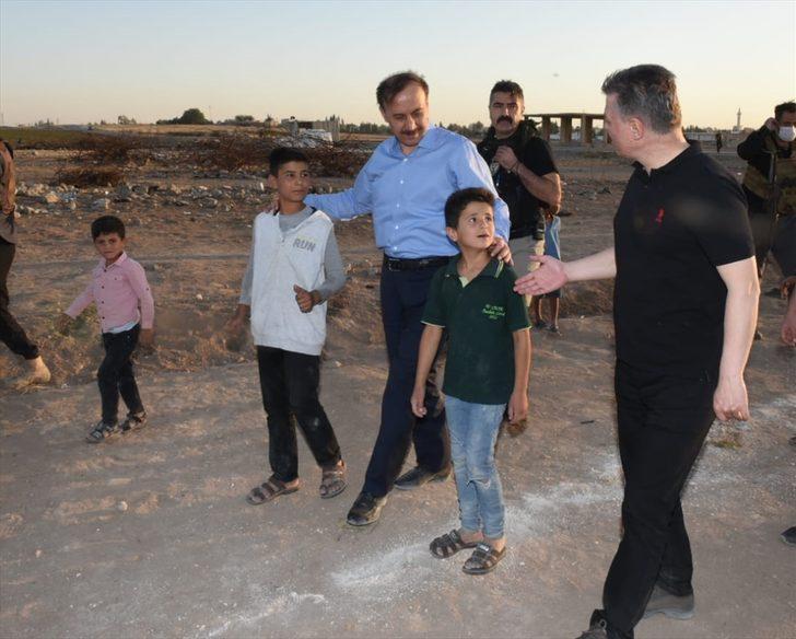 Şanlıurfa Valisi Abdullah Erin Tel Abyad'da yürütülen çalışmaları inceledi G4