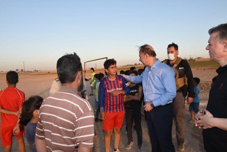 Şanlıurfa Valisi Abdullah Erin Tel Abyad'da yürütülen çalışmaları inceledi G5