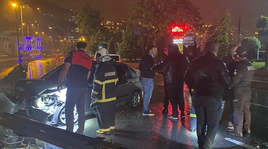 Zonguldak'ta feci kaza! Ara&ccedil; hurdaya d&ouml;nd&uuml;