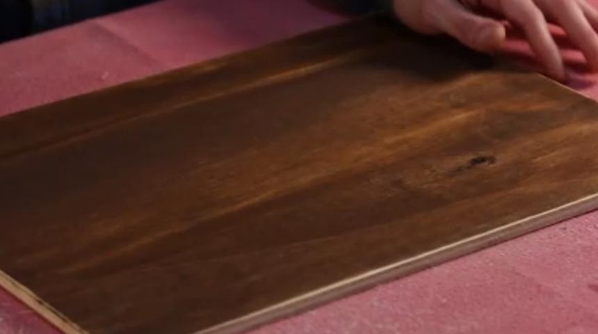 Amerikan servisi kendin yapmaya ne dersin? İşte ahşap Amerikan servis yapımı