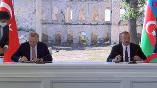Son dakika! Erdoğan ve Aliyev 'Şuşa Beyannamesi'ne imza attı