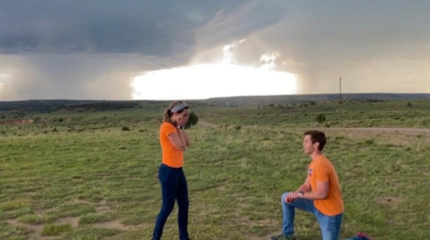 Hortum manzaralı evlenme teklifi! Bir &uuml;lke, bu evlilik teklifini konuşuyor