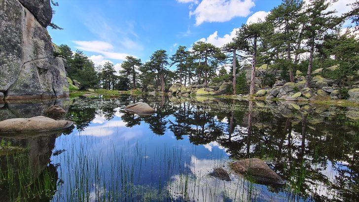 Kütahya'daki Eğrigöz Dağı'nın zirvesindeki doğal gölet keşfedilmeyi bekliyor G4