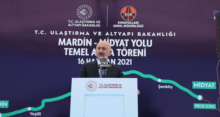 Bakan Karaismailoğlu, Mardin-Midyat Yolu Temel Atma Töreni'ne katıldı G5