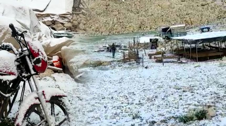 Haziran ayında Antalya'da kar sürprizi