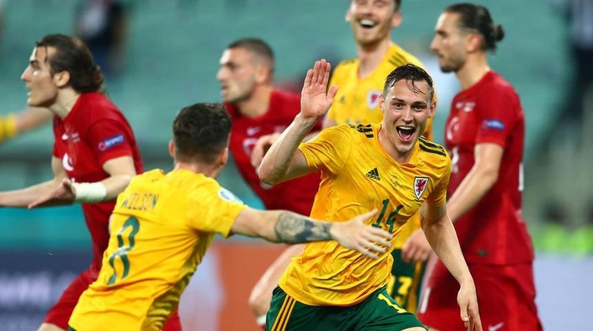 T&uuml;rkiye, Euro 2020'deki ikinci ma&ccedil;ında Galler'e 2-0 yenildi