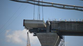 1915 Çanakkale Köprüsü'ne ilk tabliye bloğun montajı yapıldı
