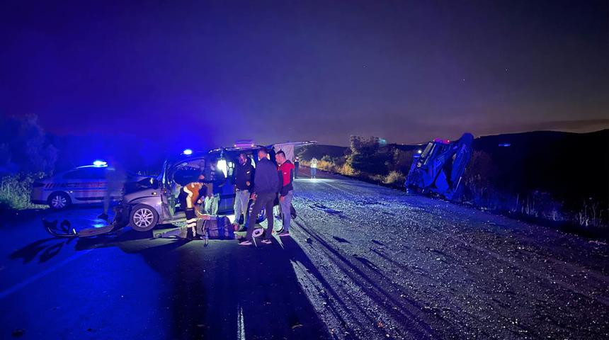 Hatalı sollama can aldı: 1 ölü, 4 ağır yaralı