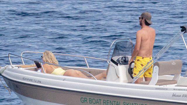 Kate Hudson sevgilisiyle Yunan sahillerinde