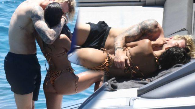 Loris Karius Mykonos'ta yakalandı! Teknede çok samimi