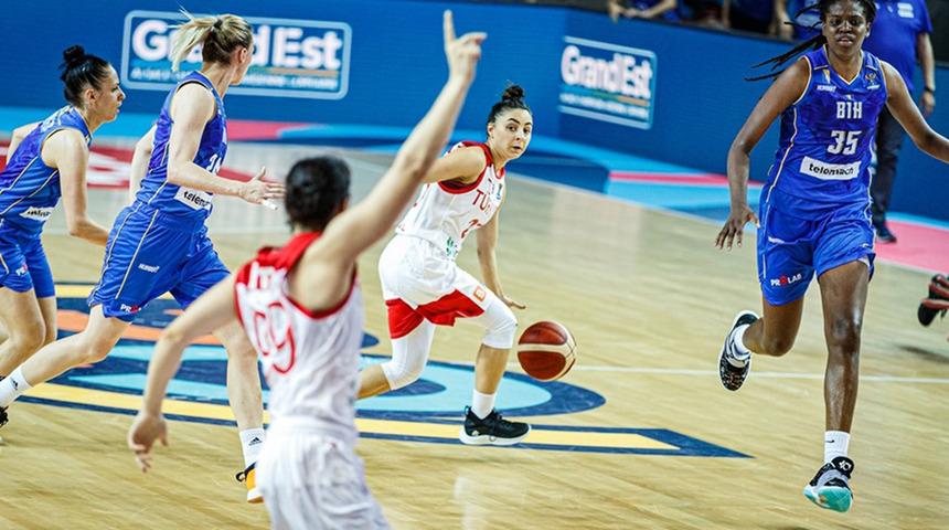 A Milli Kadın Basketbol Takımı, Bosna Hersek'e yenildi