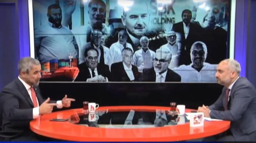 Veyis Ateş ile Sezgin Baran Korkmaz canlı yayında karşı karşıya geldi, birbirlerini su&ccedil;ladı