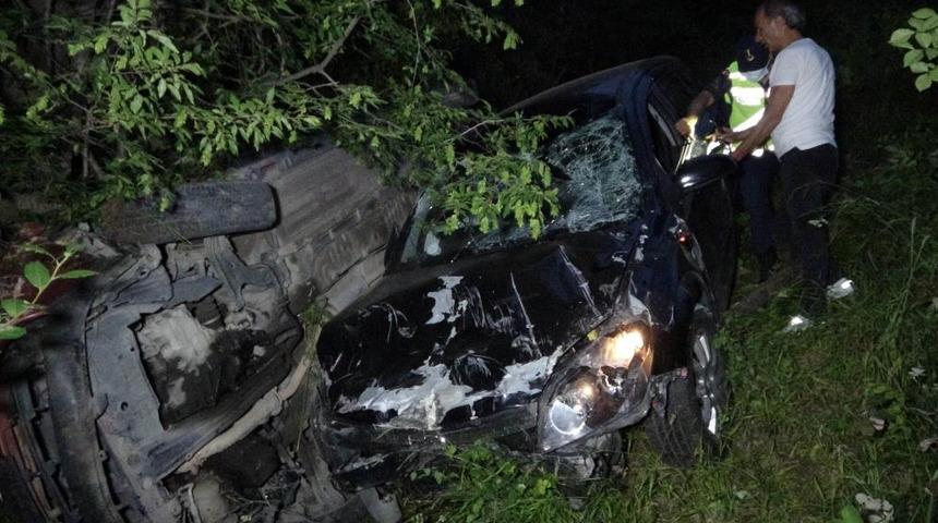 Uçuruma 2 metre kala mucize kurtuluş