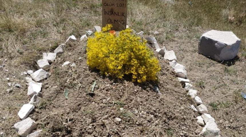 Boş arazideki yeni mezar polisi alarma geçirdi, gerçek sonradan ortaya çıktı