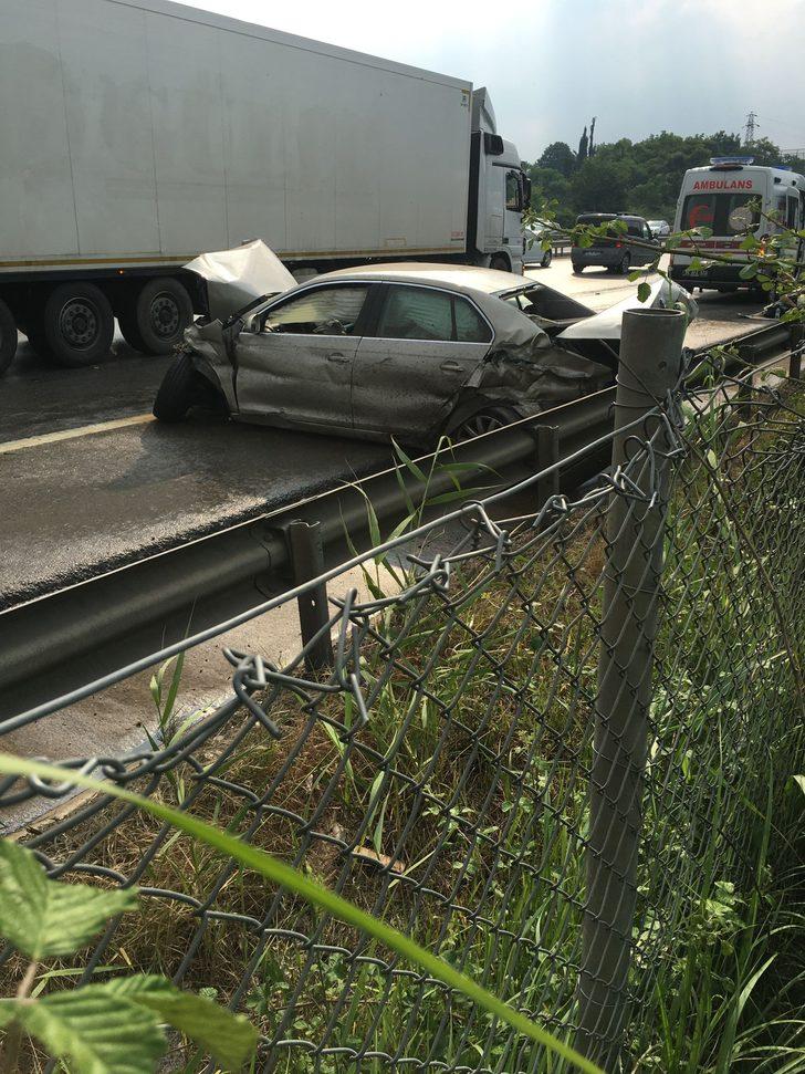 Anadolu Otoyolu'nda art arda kazalar! G2